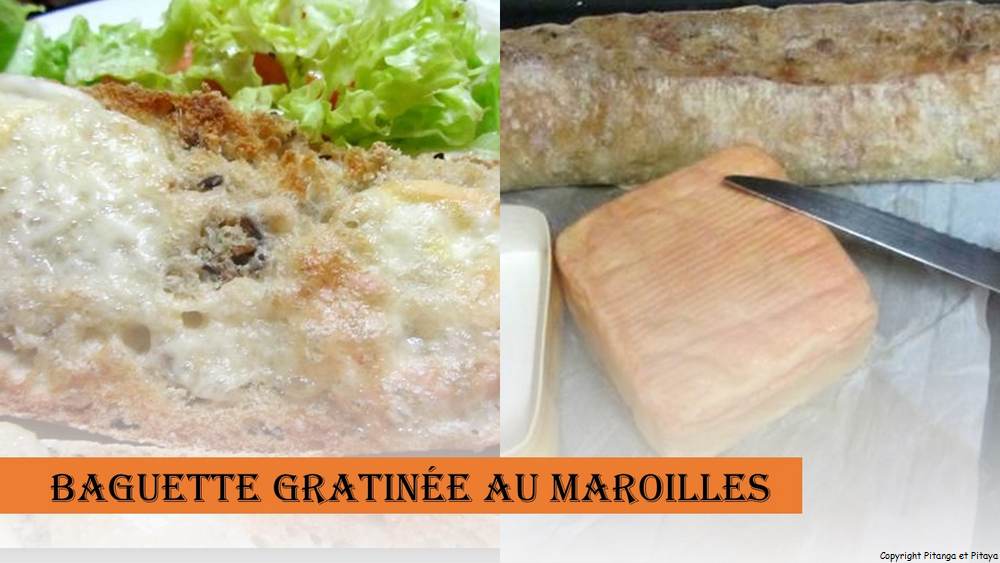 Baguette gratinée