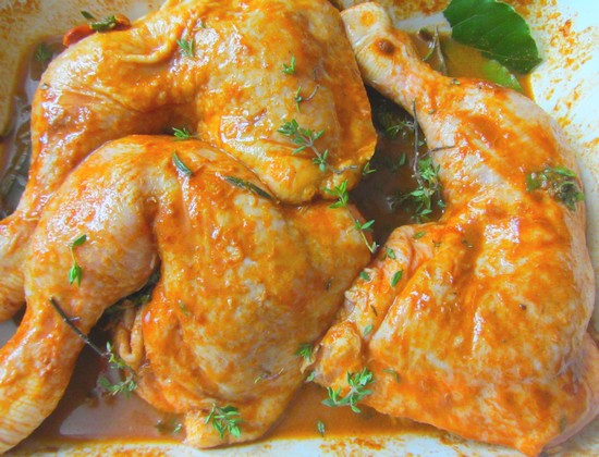 poulet au paprika